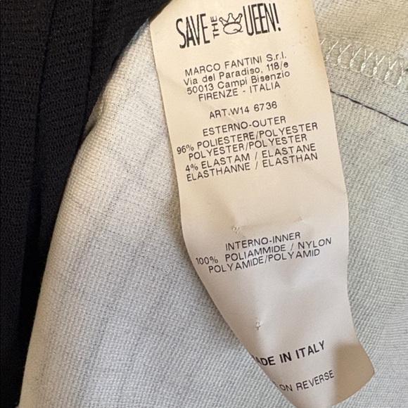 Vintage Y2K Save the Queen Euro Black & Green Sleeveless Garden Print Mini Dress - Picture 7 of 8